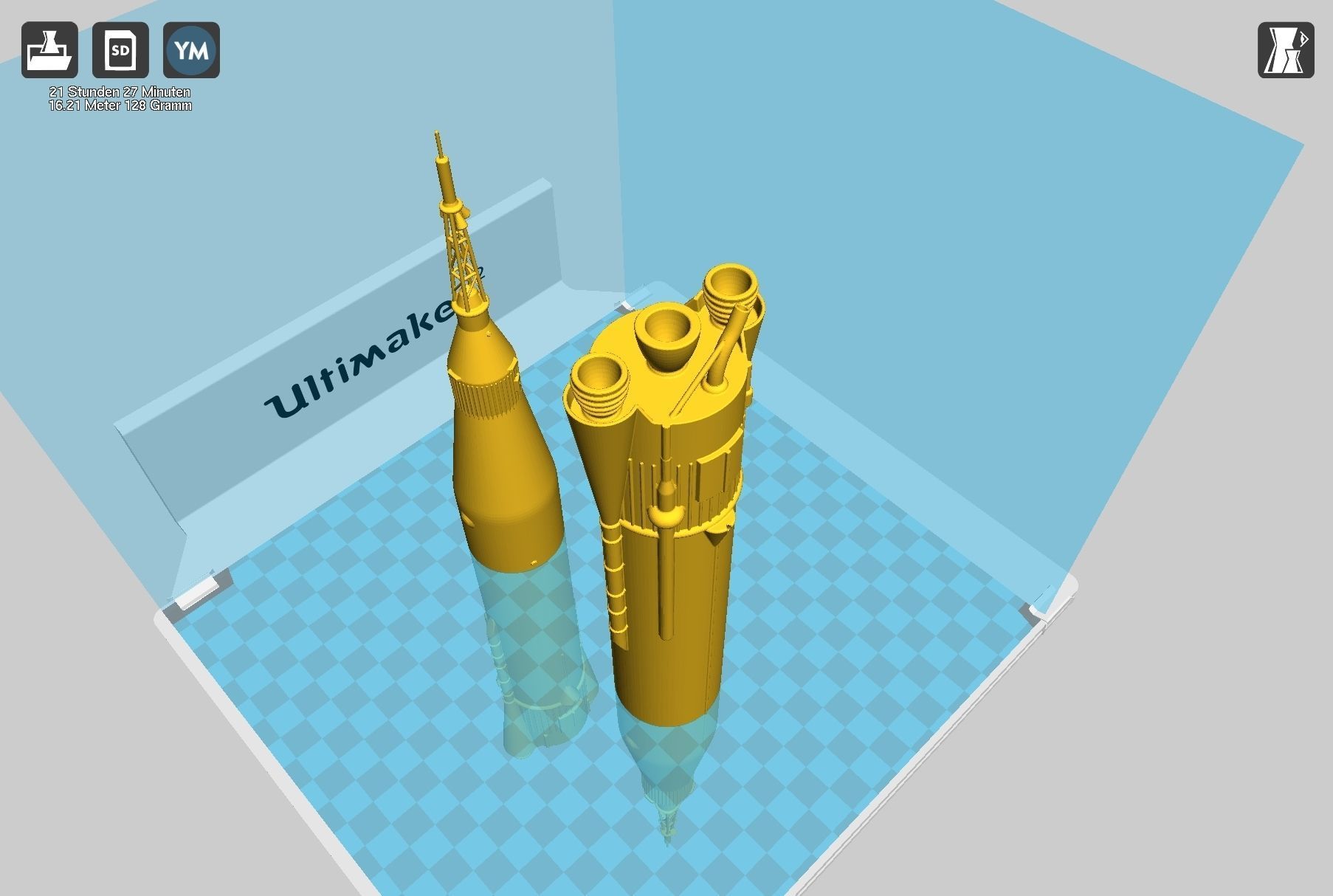 Mercury Atlas LV-3B Printable Rocket Model 3D print model_63