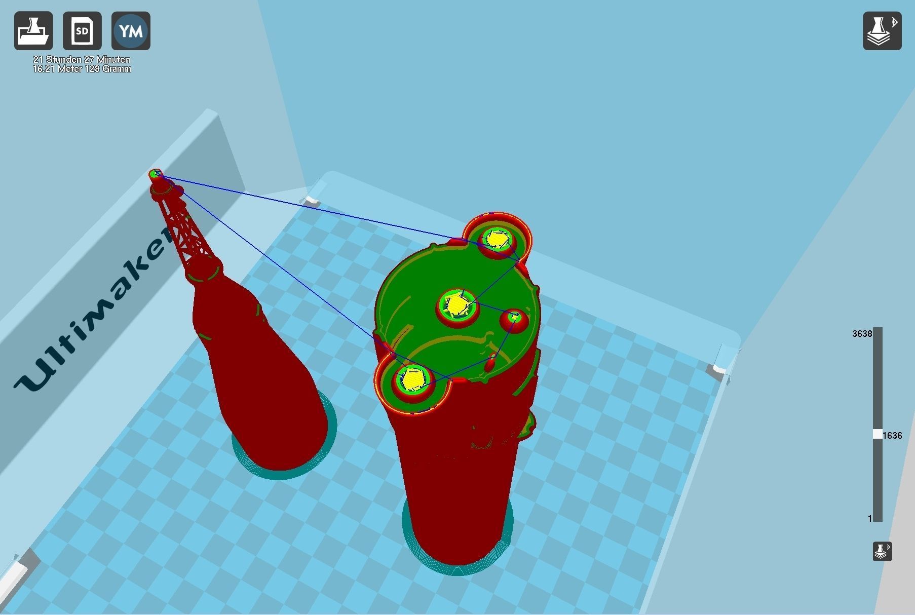 Mercury Atlas LV-3B Printable Rocket Model 3D print model_60