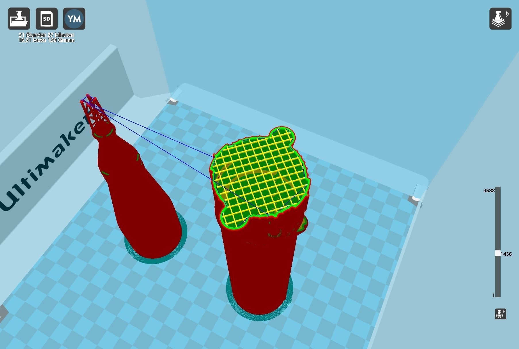 Mercury Atlas LV-3B Printable Rocket Model 3D print model_57