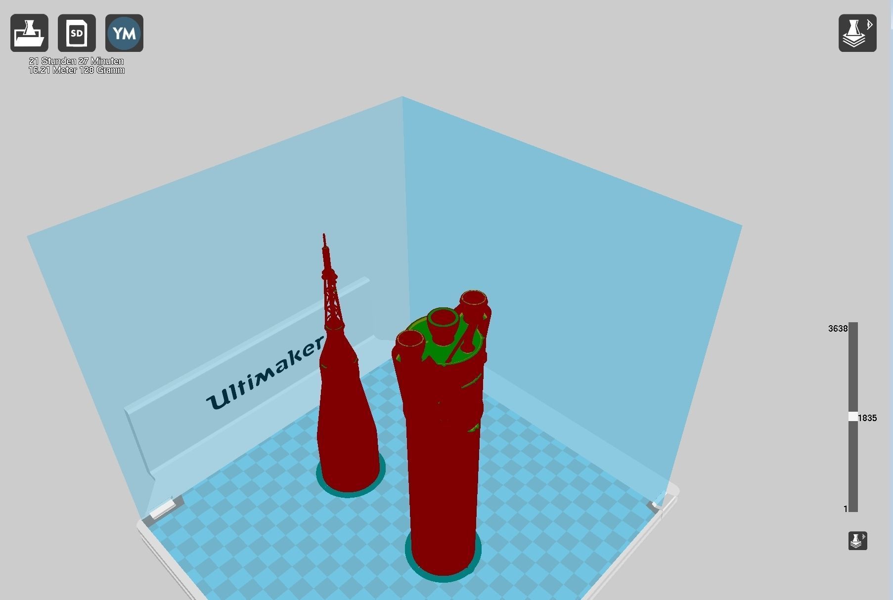 Mercury Atlas LV-3B Printable Rocket Model 3D print model_62