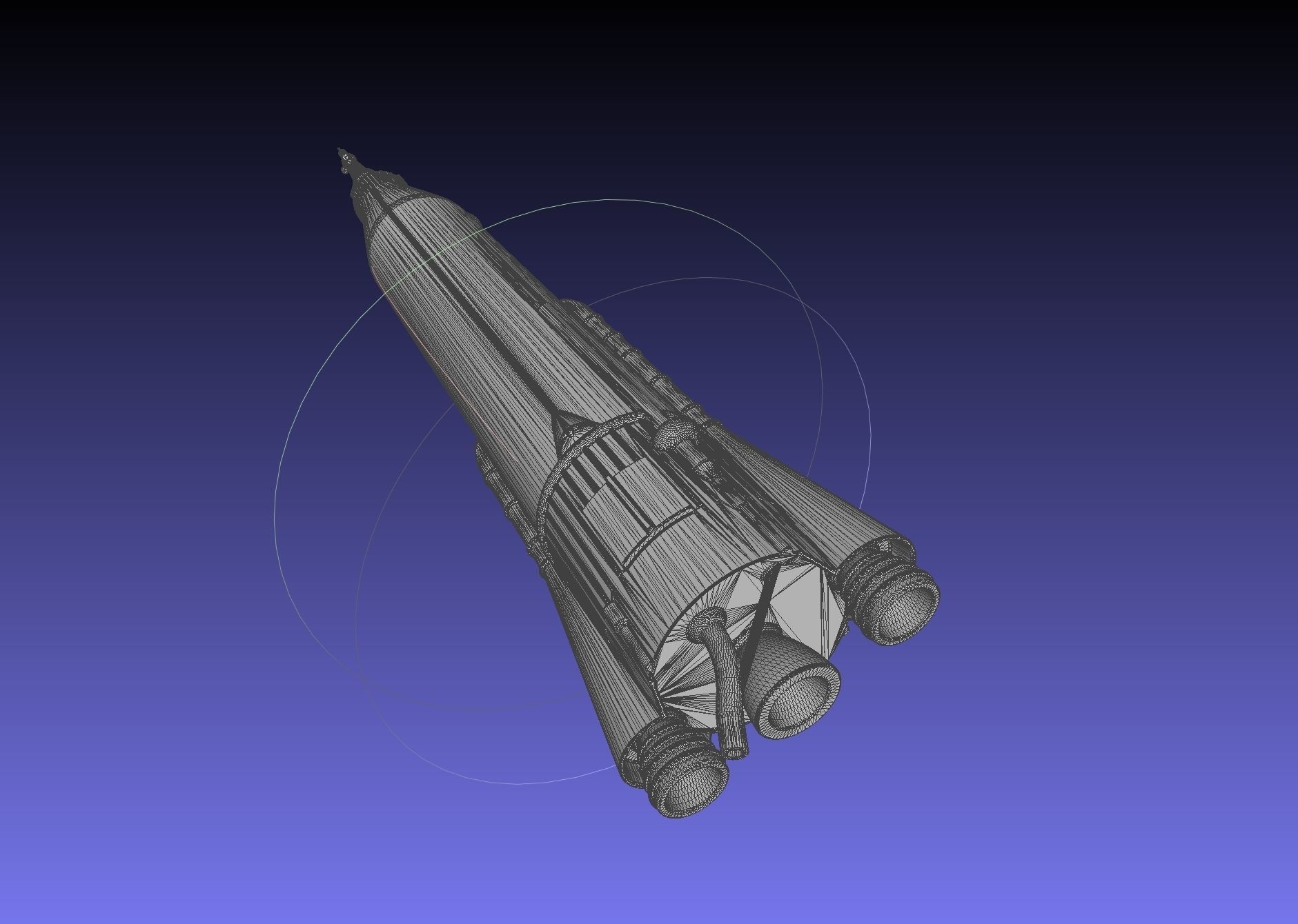 Mercury Atlas LV-3B Printable Rocket Model 3D print model_30