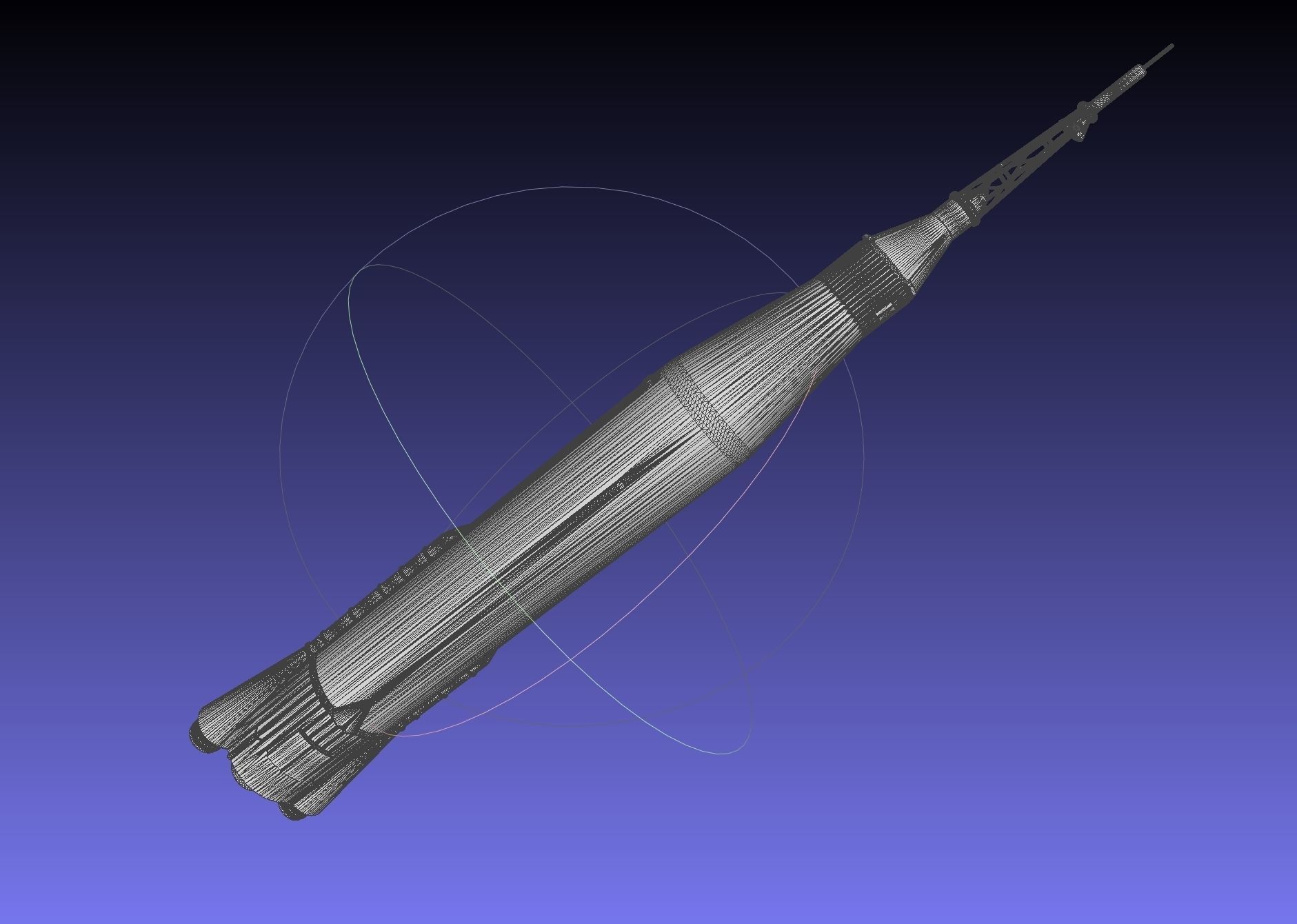 Mercury Atlas LV-3B Printable Rocket Model 3D print model_32