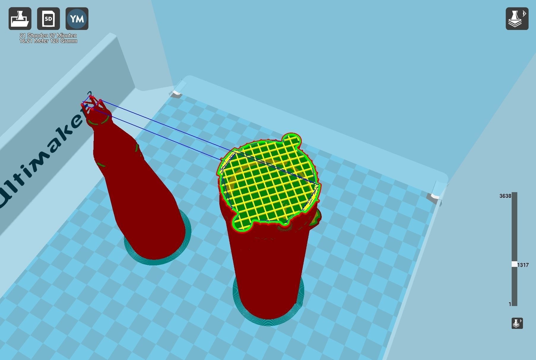 Mercury Atlas LV-3B Printable Rocket Model 3D print model_56