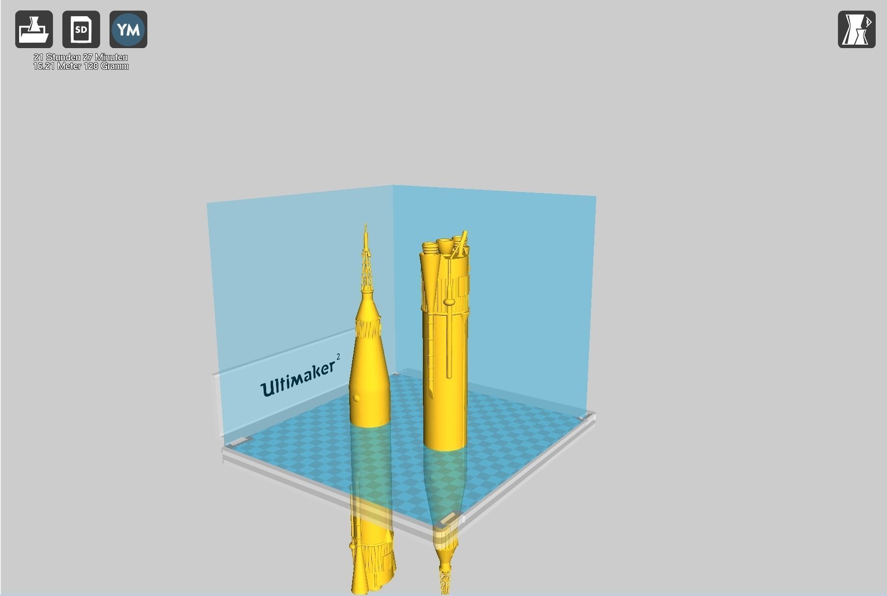 Mercury Atlas LV-3B Printable Rocket Model 3D print model_59