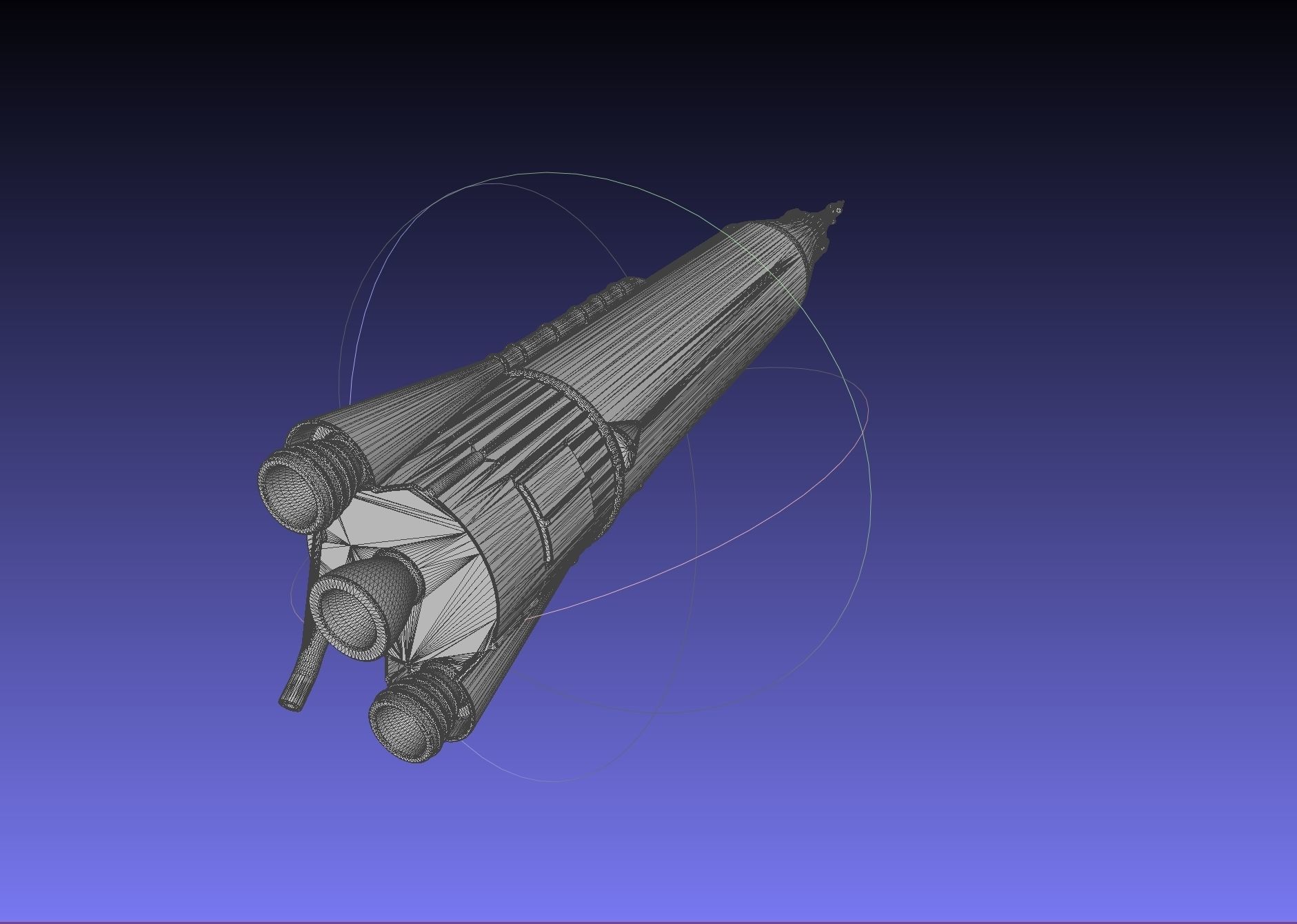 Mercury Atlas LV-3B Printable Rocket Model 3D print model_20
