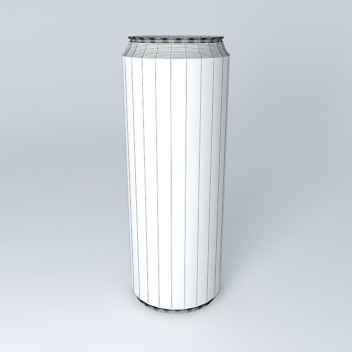 Budweiser beercan Free 3D model_4