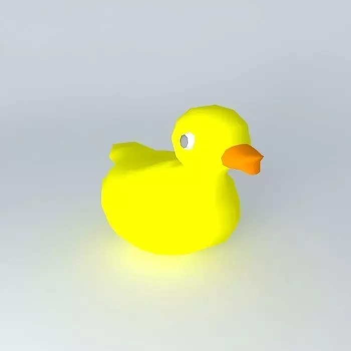 Rubber Duckie Free 3D model_0