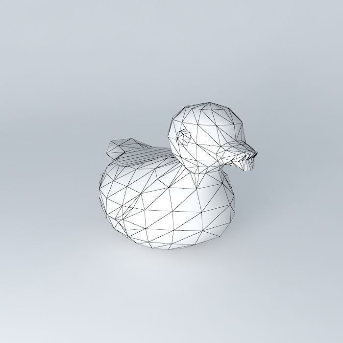 Rubber Duckie Free 3D model_3