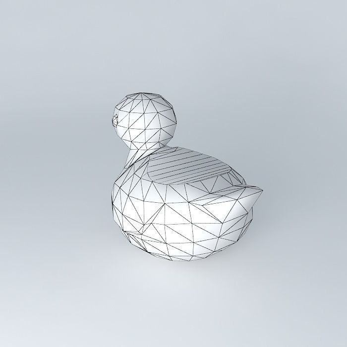 Rubber Duckie Free 3D model_4
