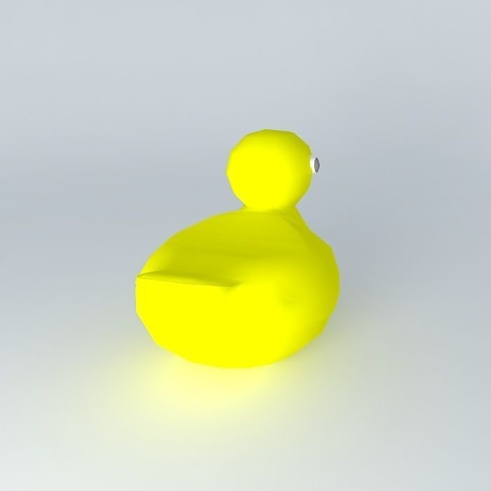 Rubber Duckie Free 3D model_1