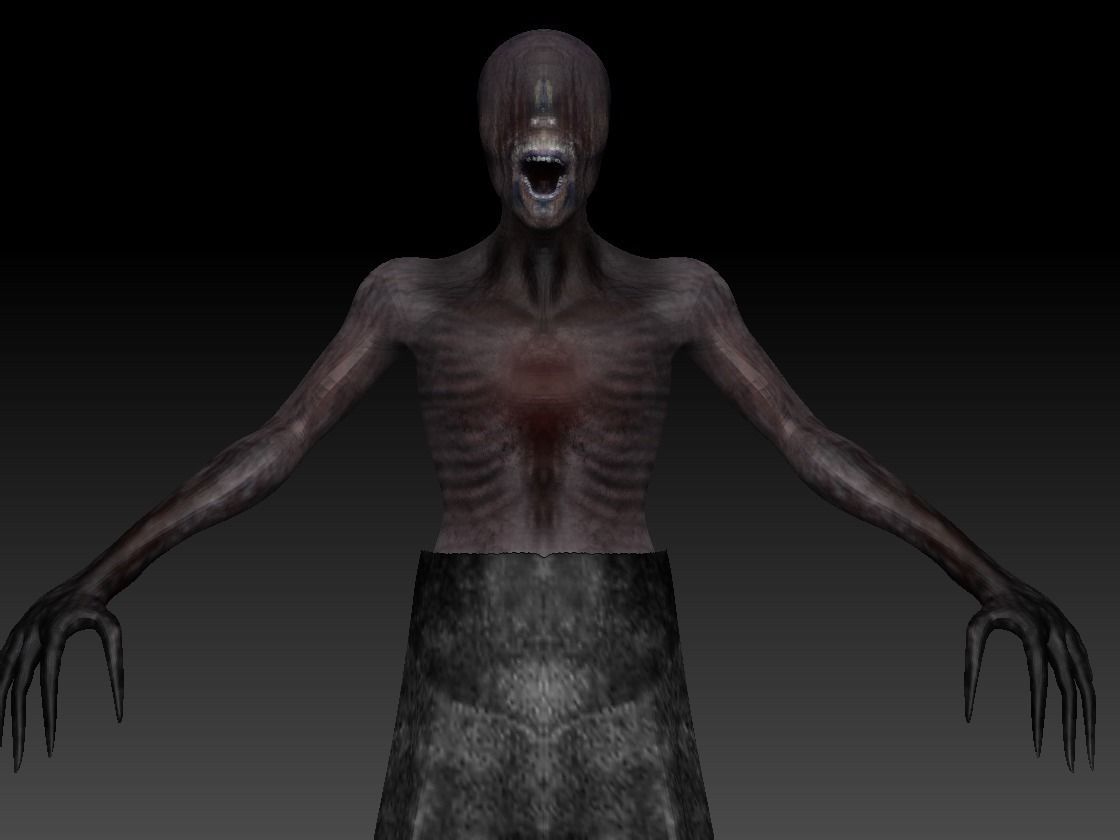 The Servant - 3D Survival horror Game Asset - Low-poly 3D model_1