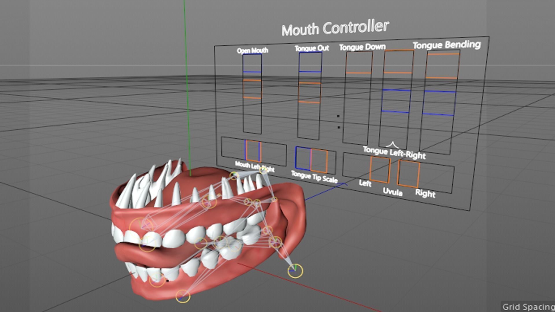 Teeth - Mouth for character Low-poly 3D model_15