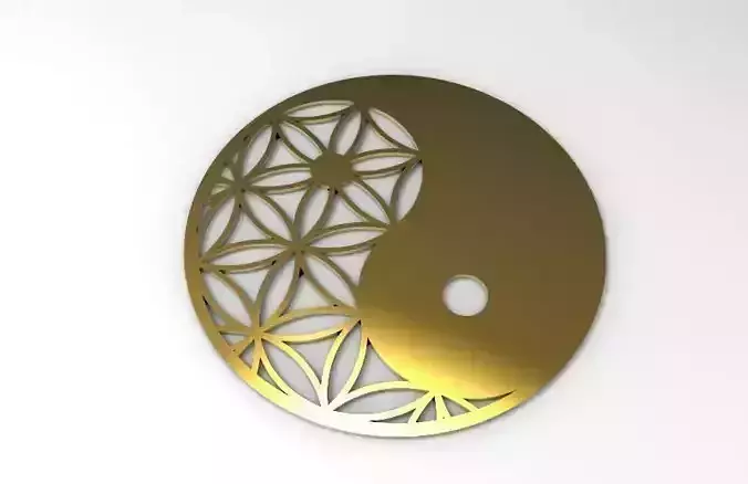 Yin Yang sacred 3D print model