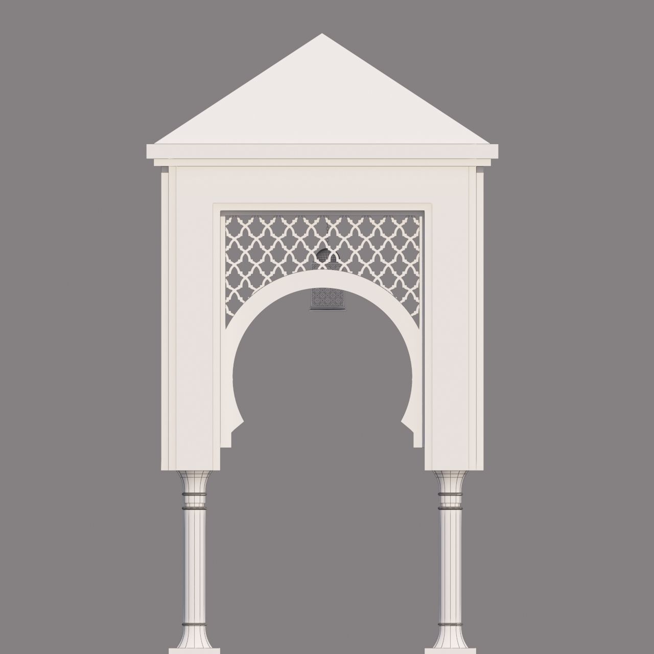 Traditional Moroccan Door  3D model_11