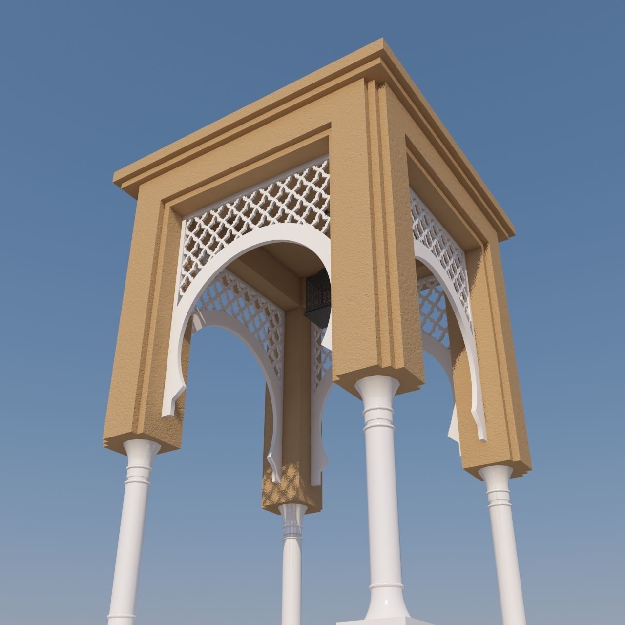 Traditional Moroccan Door  3D model_3