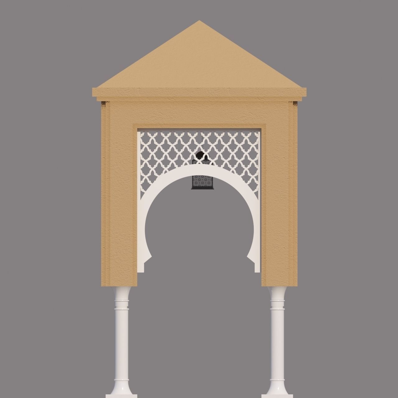 Traditional Moroccan Door  3D model_5