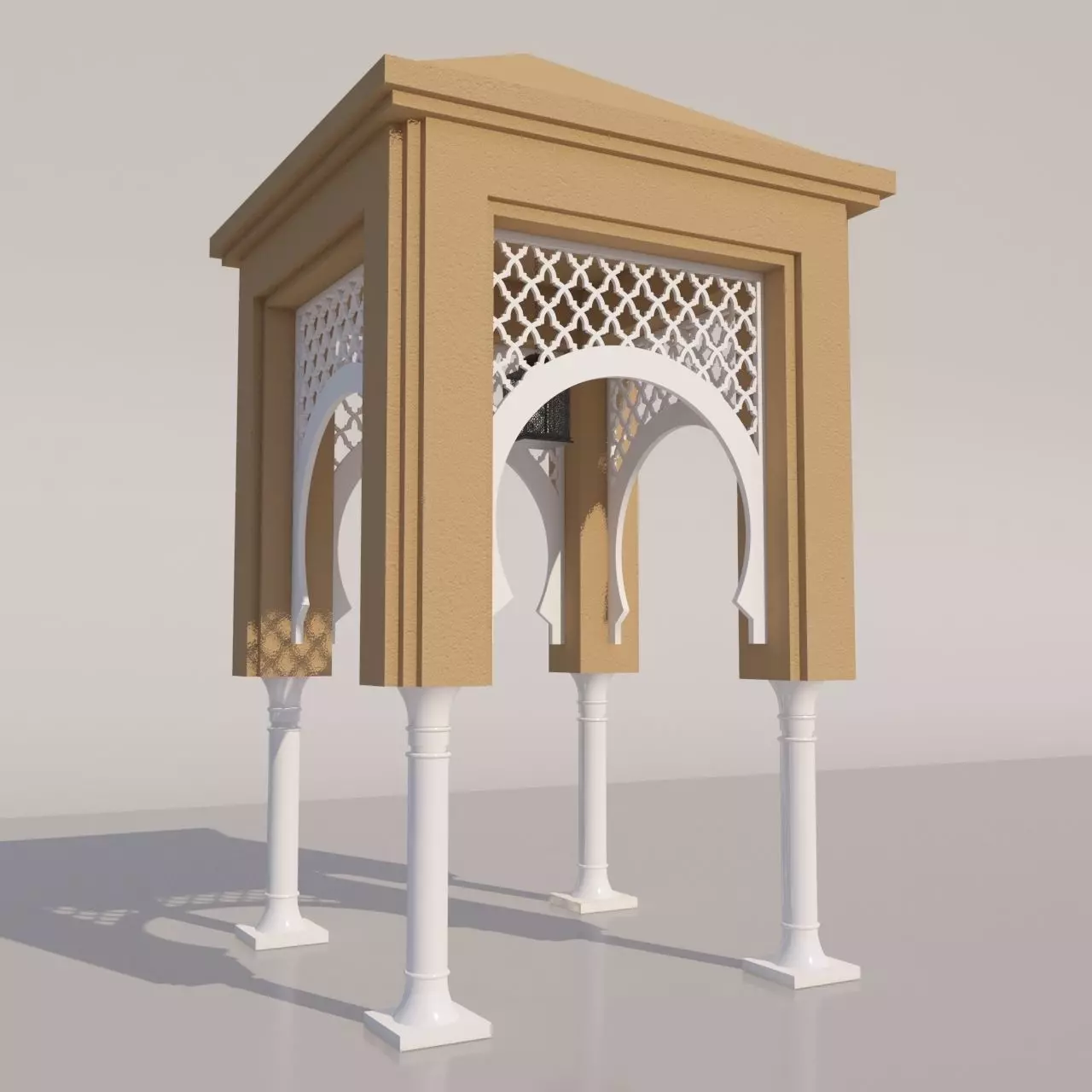 Traditional Moroccan Door  3D model_0