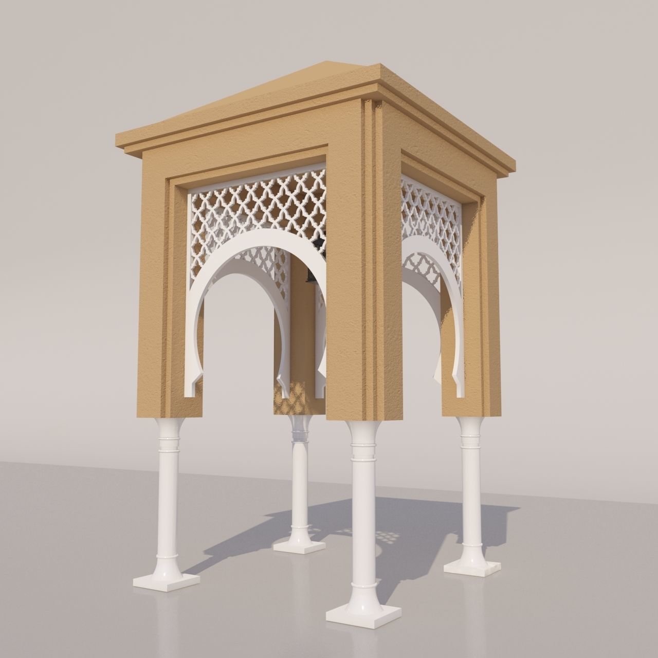 Traditional Moroccan Door  3D model_1