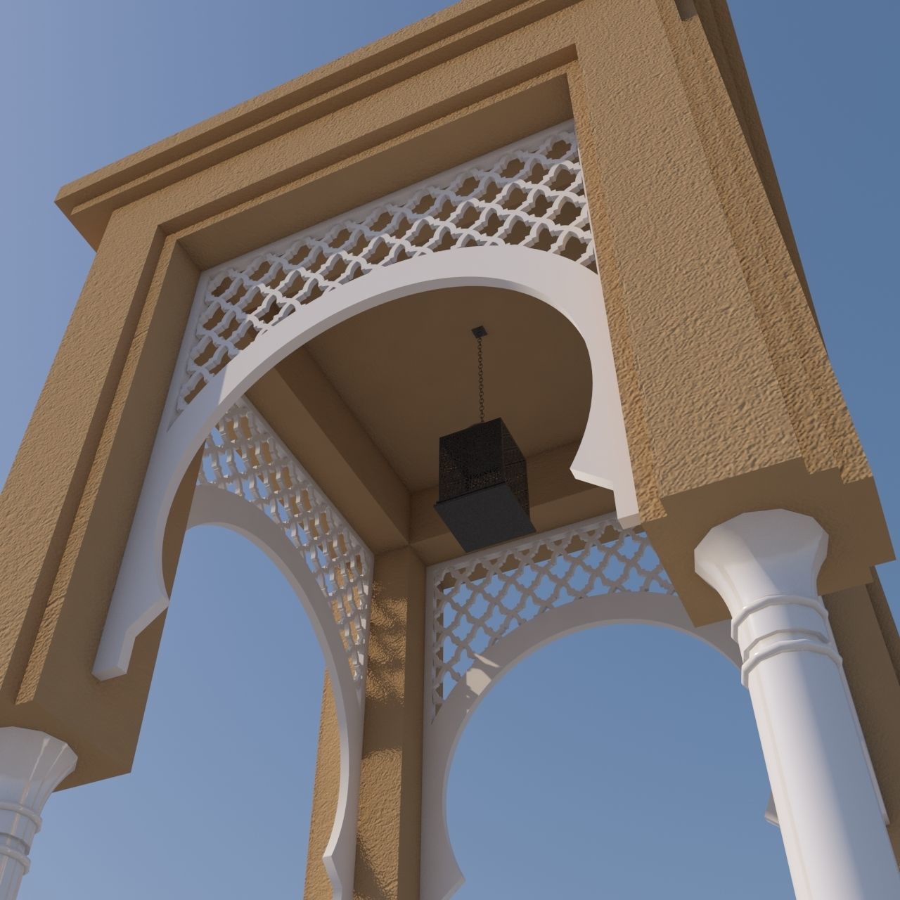 Traditional Moroccan Door  3D model_4