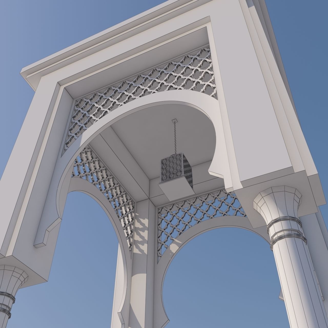 Traditional Moroccan Door  3D model_10