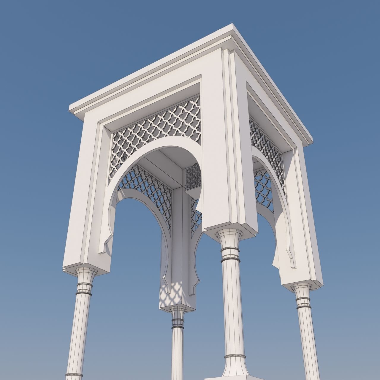 Traditional Moroccan Door  3D model_9