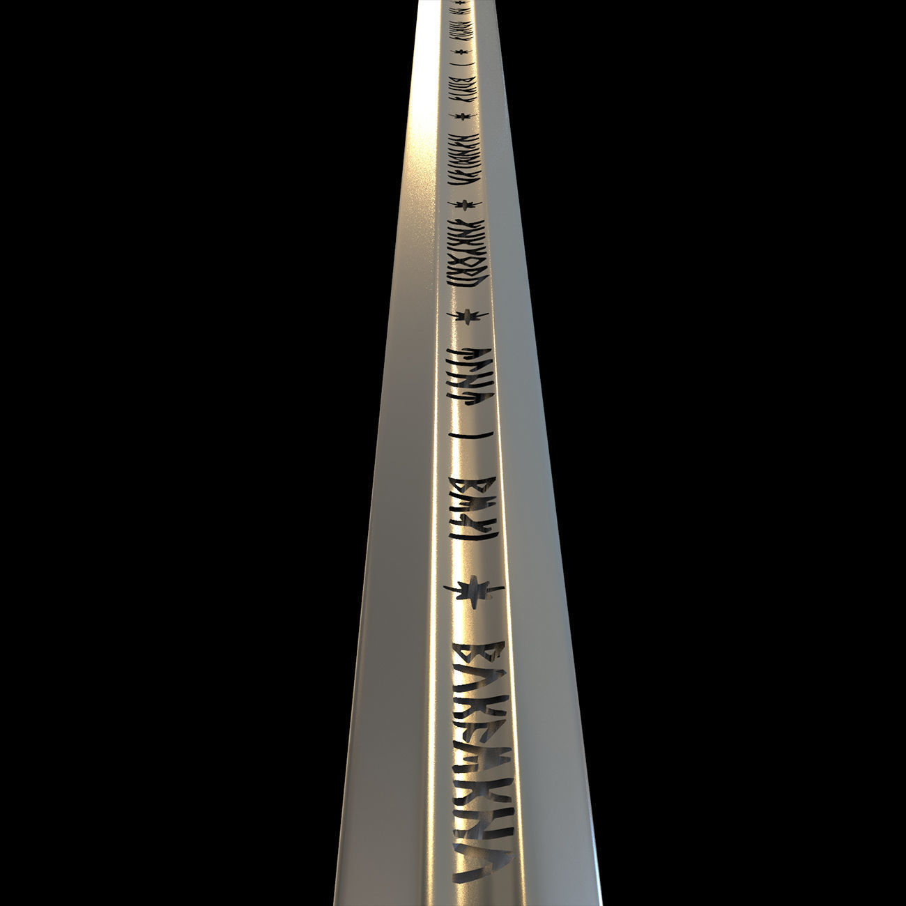 ARAGORN SWORD ANDURIL - LORD OF THE RINGS 3D print model_13