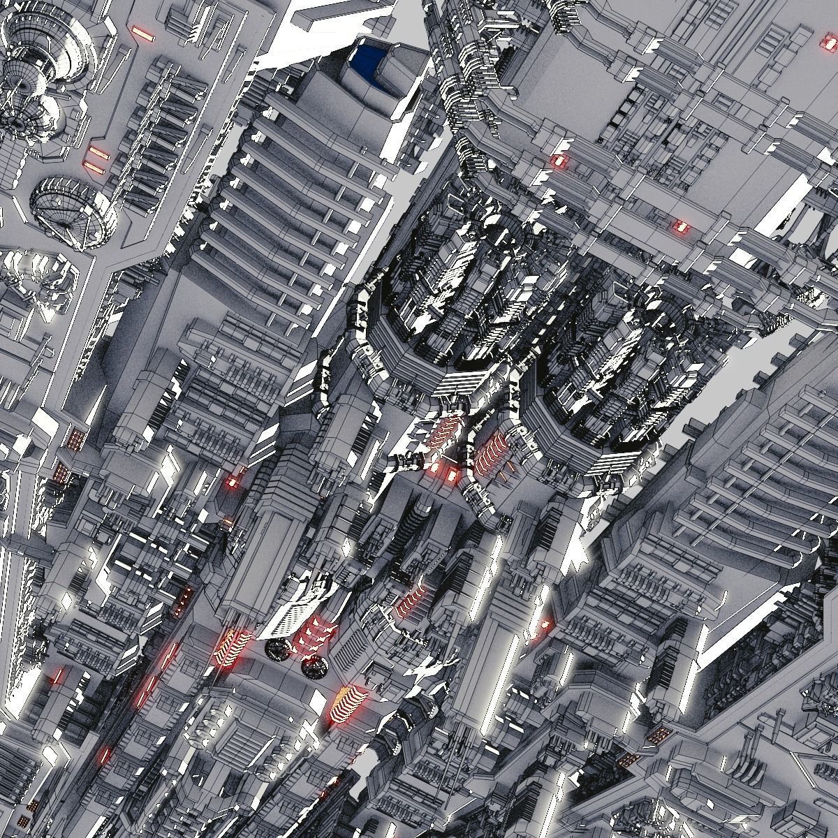 Heavy Detailed Starship 3D model_27