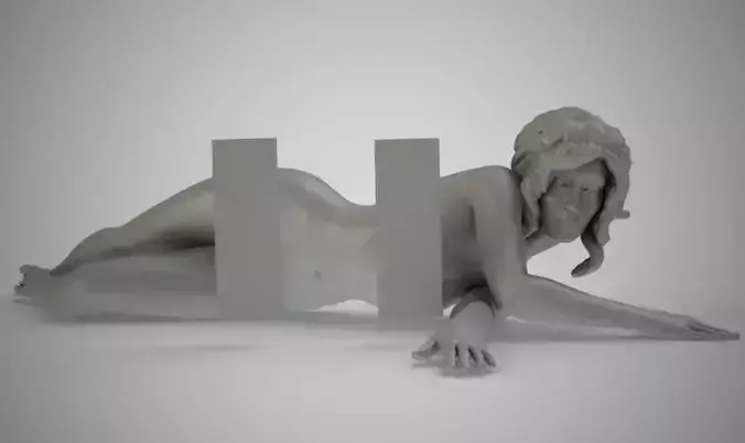 Skinny Girl on the Beach