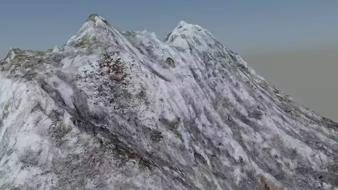 Snowy Mountain Background