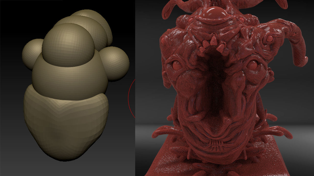 Azathoth Timelapse and Model 3D print model_7