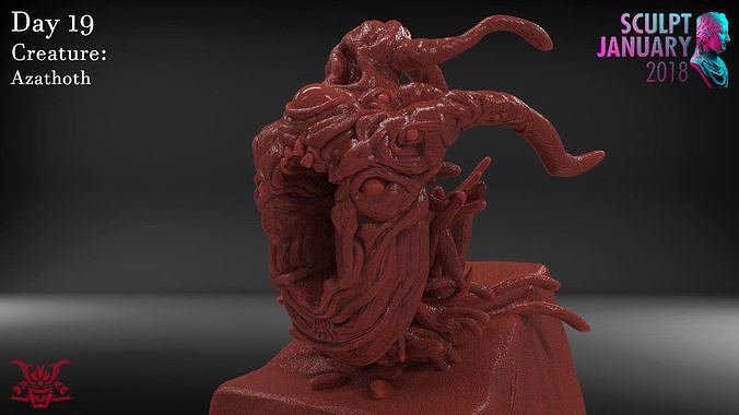 Azathoth Timelapse and Model 3D print model