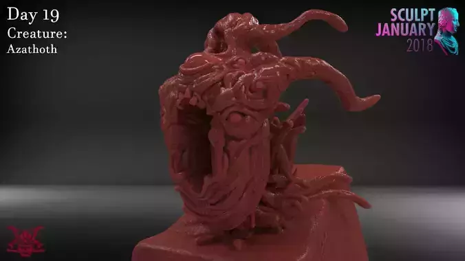 Azathoth Timelapse and Model