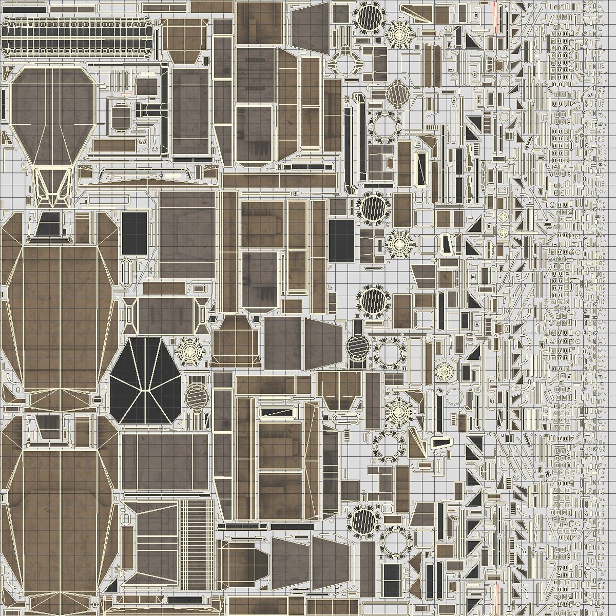 Mars KitBash - Vehicle Low-poly 3D model_7