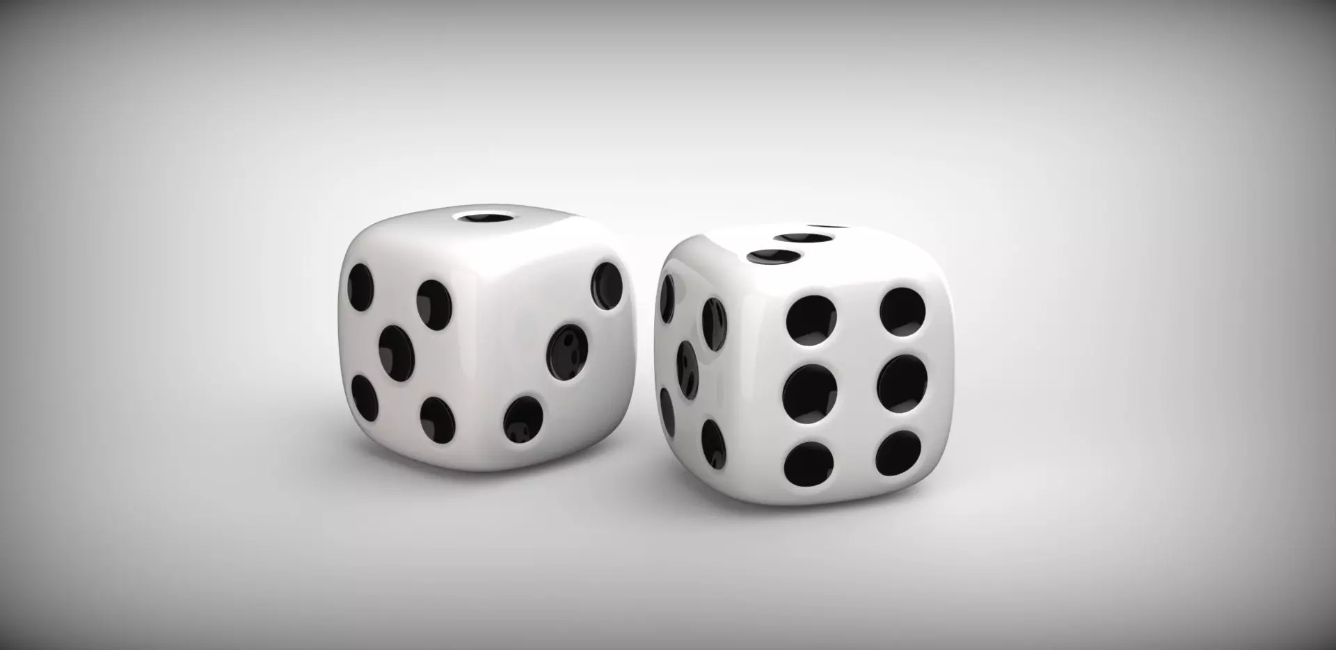 Dice 3D print two 3D print model_0