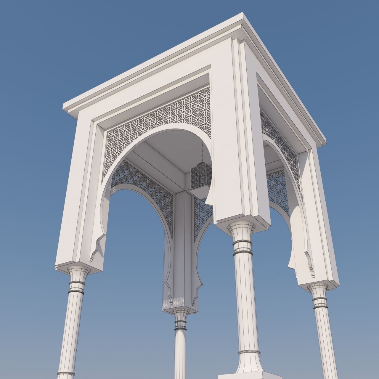 Traditional Moroccan Door 3D model_9