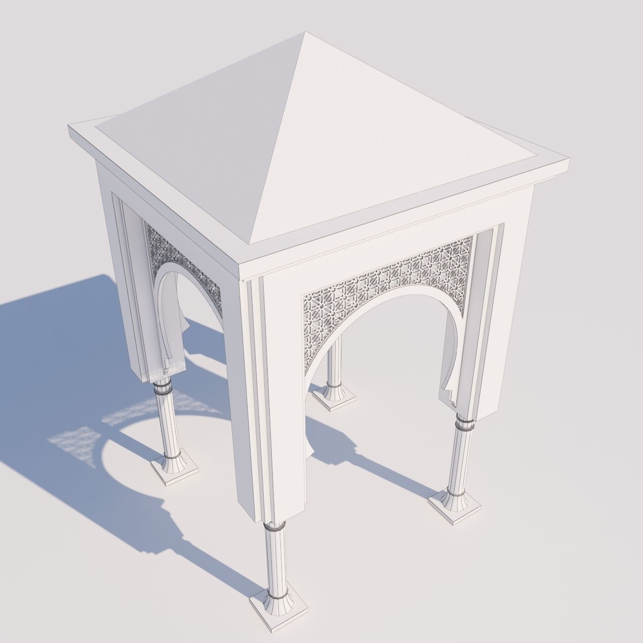 Traditional Moroccan Door 3D model_8