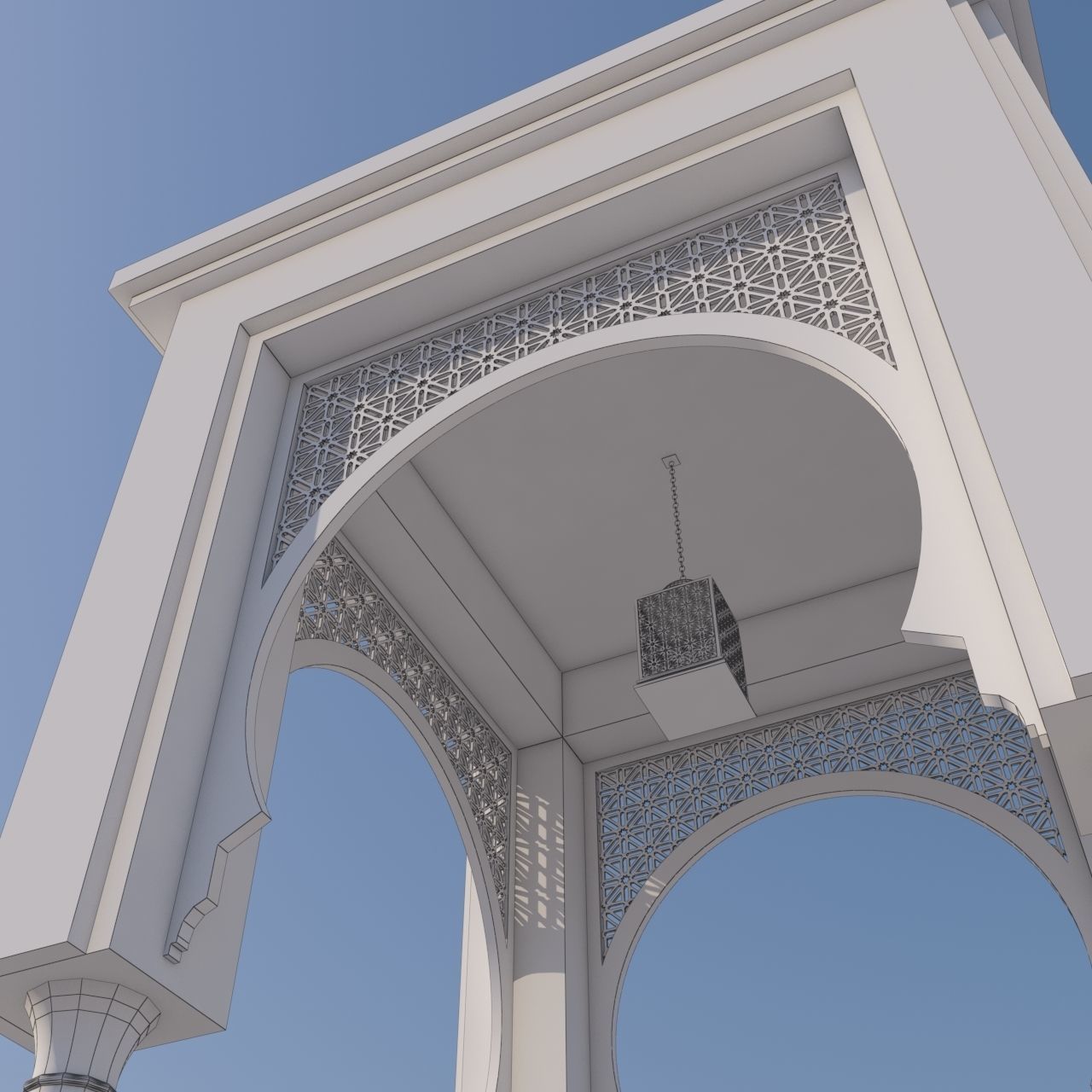 Traditional Moroccan Door 3D model_10