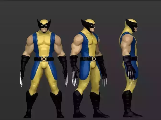 Wolverine - 3D figurine model