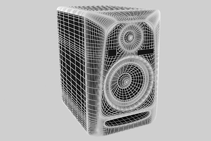 Studio Monitor KRK Rokit 5 3D model_2