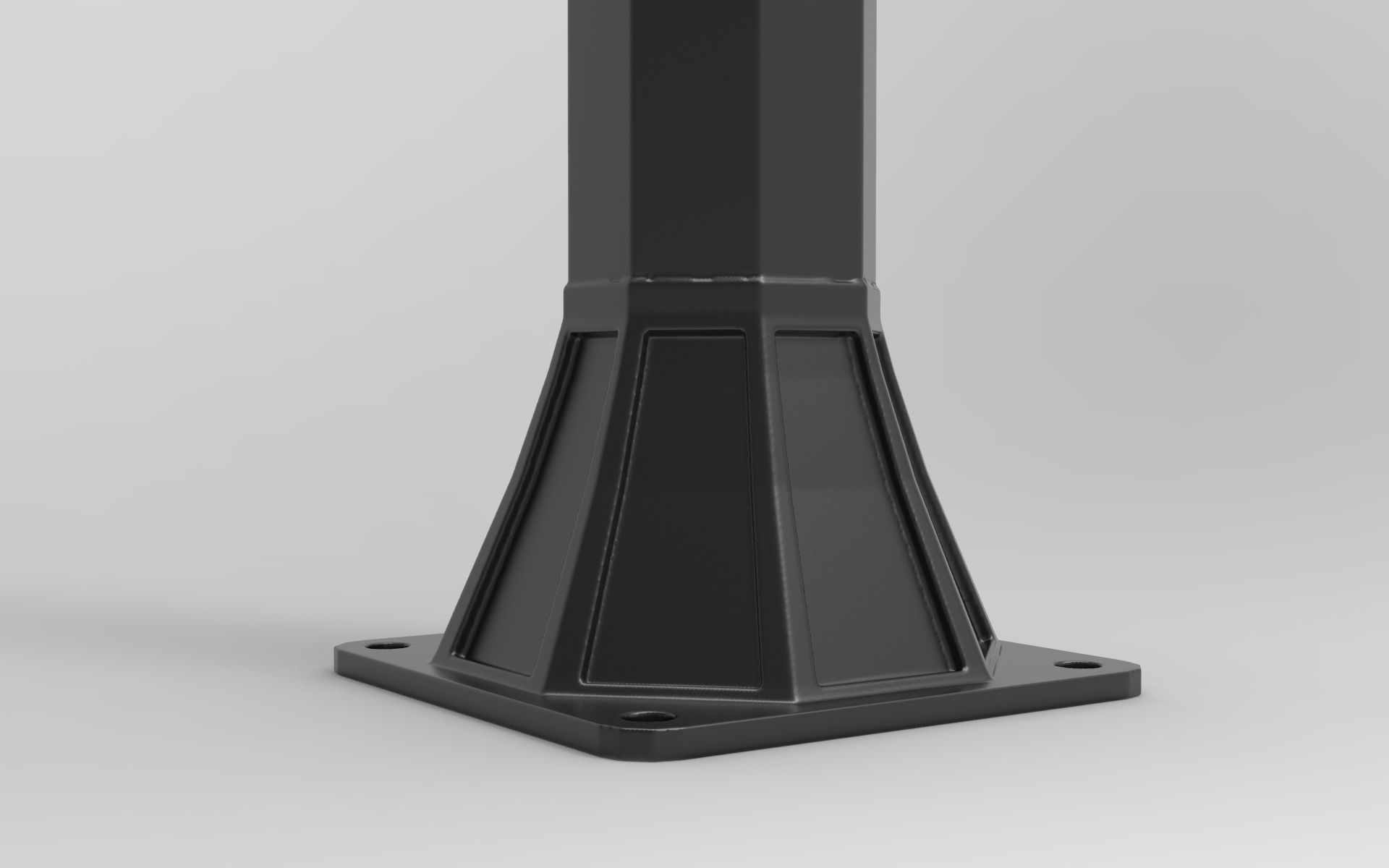 Post Bollard Metal 3D Model 3D model_2