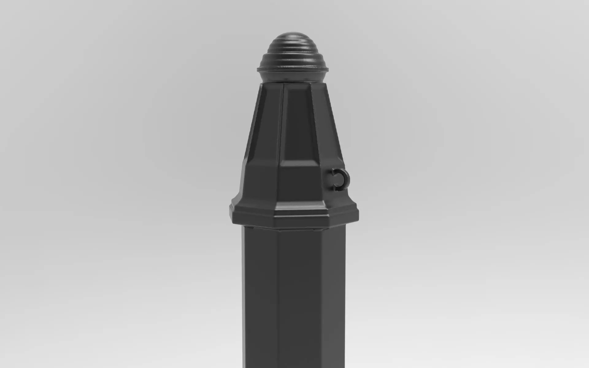 Post Bollard Metal 3D Model 3D model_0