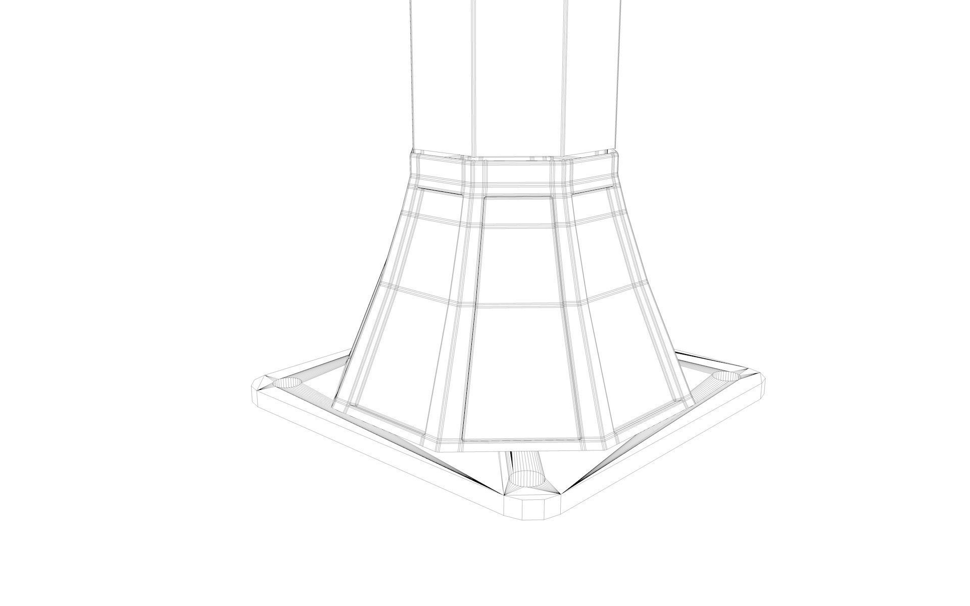 Post Bollard Metal 3D Model 3D model_5