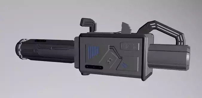 CW The Flash Season 3 - Speed Force Bazooka Low-poly 3D model