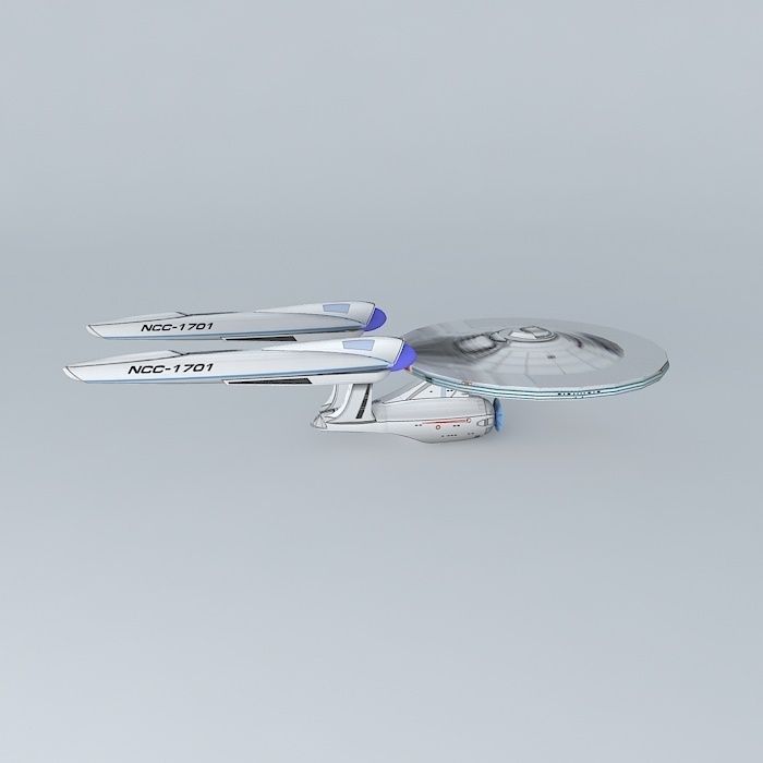 JJ Abraham's Star Trek Enterprise Alternate Universe Alternat... Free 3D model_2