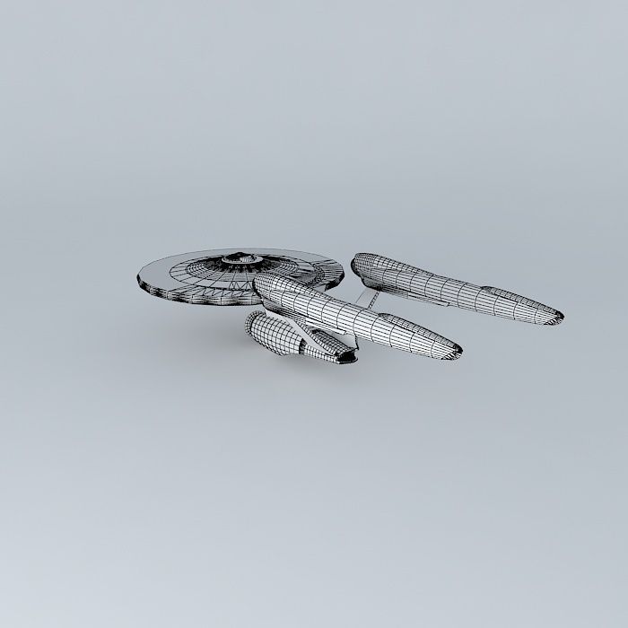 JJ Abraham's Star Trek Enterprise Alternate Universe Alternat... Free 3D model_3