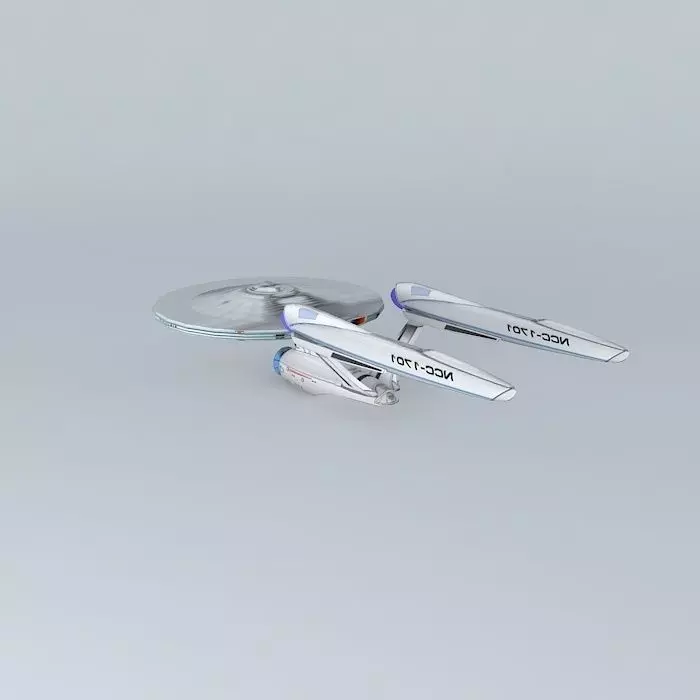 JJ Abraham's Star Trek Enterprise Alternate Universe Alternat... Free 3D model_0