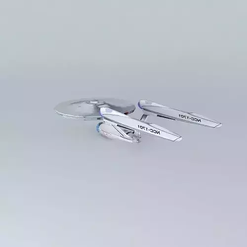 JJ Abraham's Star Trek Enterprise Alternate Universe Alternat... Free 3D model