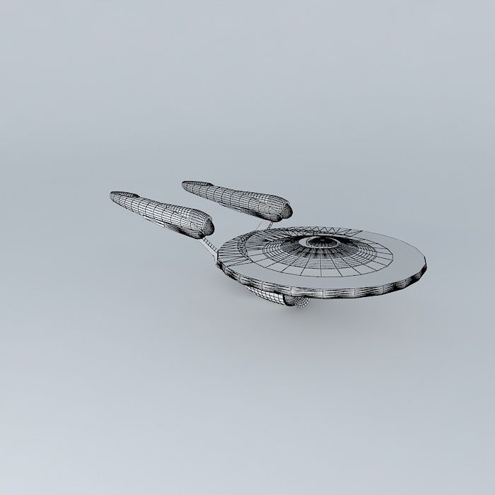 JJ Abraham's Star Trek Enterprise Alternate Universe Alternat... Free 3D model_4