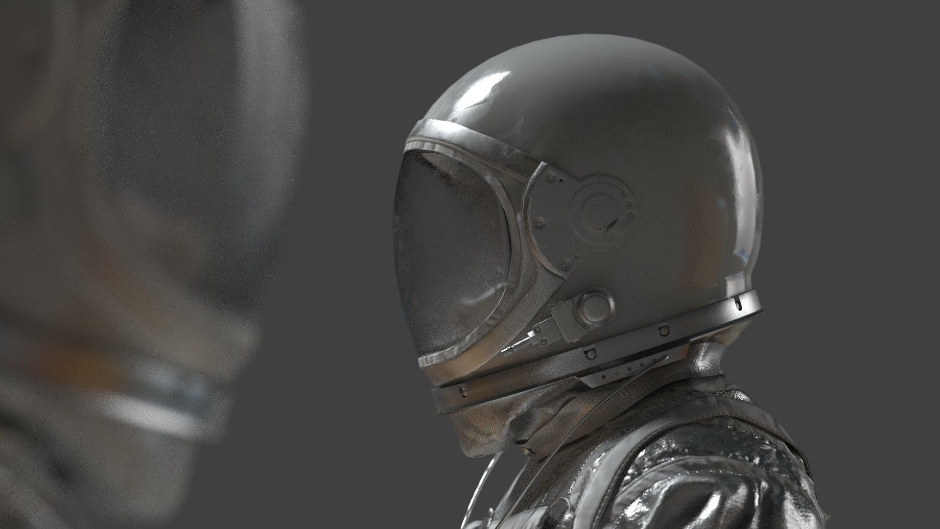 SPACESUIT Silver Mercury Navy Mark IV 3D model_27