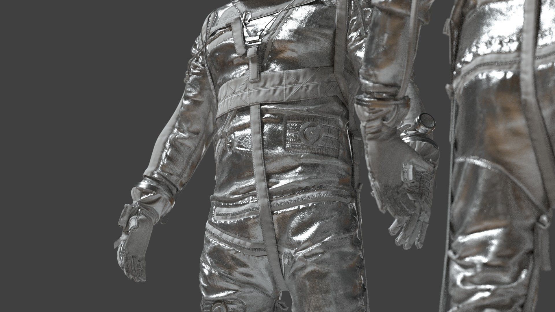 SPACESUIT Silver Mercury Navy Mark IV 3D model_20